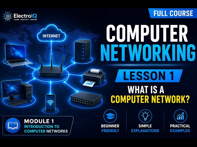 Computer Networking Tutorial for Beginners | Module 1 - Introduction to Computer Networks