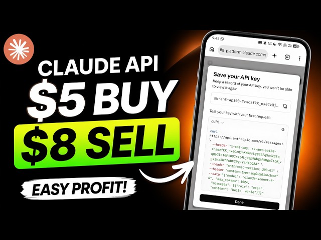 🔥 Claude API for $5? Buy for $5 & Sell for $8 | Easy Profit Guide 💰
