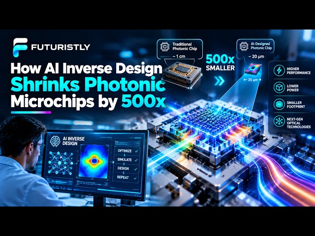 How AI Inverse Design Shrinks Photonic Microchips by 500x | Futuristly