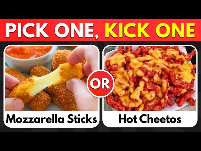 🍔 Pick One Kick One JUNK FOOD Edition 🍟