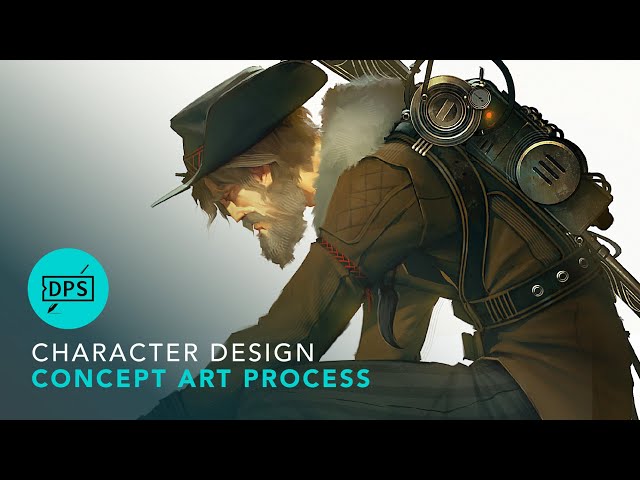 Character Design Concept Art Process - Professional Workflow
