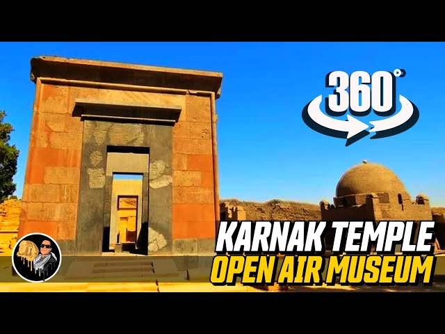 360 Virtual Reality Egypt Tour: RARELY VISITED Open Air Museum at Karnak Temple