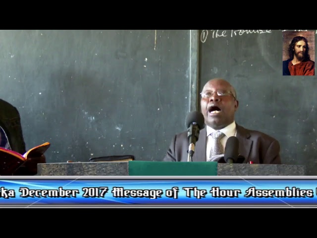 MESSAGE OF THE HOUR ASSEMBLIES - Live Stream