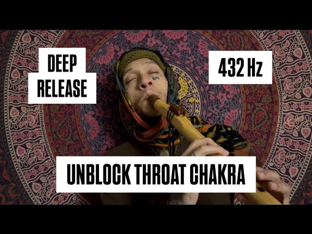 Unblock Throat Chakra | Hijaz Flute Meditation | (432 Hz) | Throat Chakra Activation
