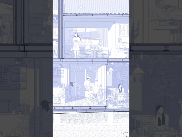 Detailed Perspective Section Tutorial #shorts #short