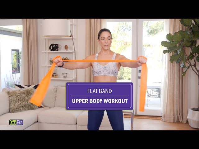 GoFit Flat Band - Entrenamiento para la parte superior del cuerpo (8 min.)