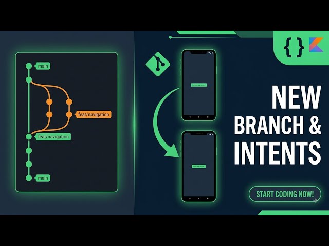 Android Development #5 — Git Branching, Creating a New Activity & Explicit Intents