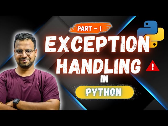 Exception Handling in Python ⚠️  (Part 1) | Python for beginners