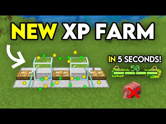 NEW BEST XP Farm Minecraft Bedrock 26.4 !