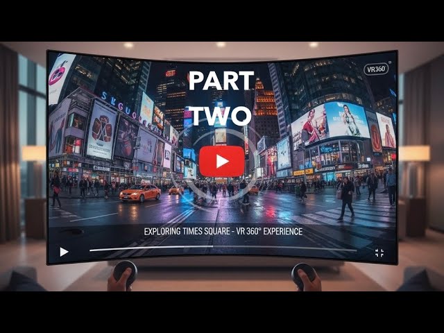Times Square 360 VR POV Walking Tour part two