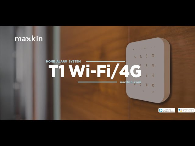 【Maxkin】T1 WiFi & 4G Alarm System | Normal Version User Guide