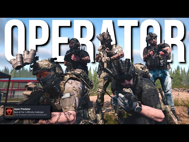 OPERATOR's Most Intense Challenge (Apex Predator Achievement)