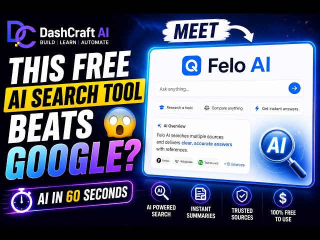 🚀 This FREE AI Search Tool Beats Google? 🤯 | Felo AI in 60 Seconds