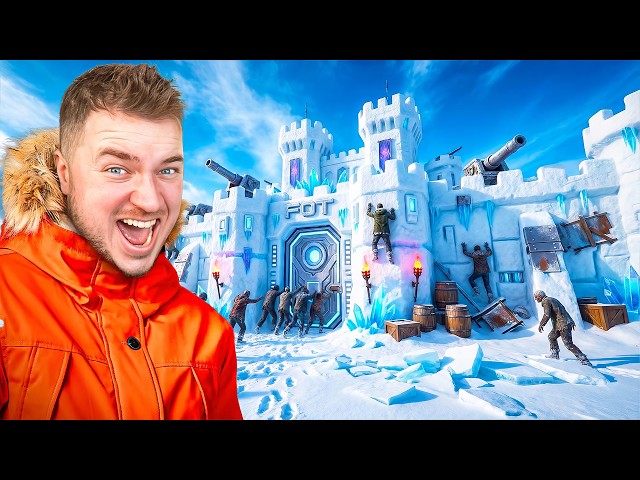 We Built a GIANT SNOW FORT To DEFEND Against 999 ZOMBIES!