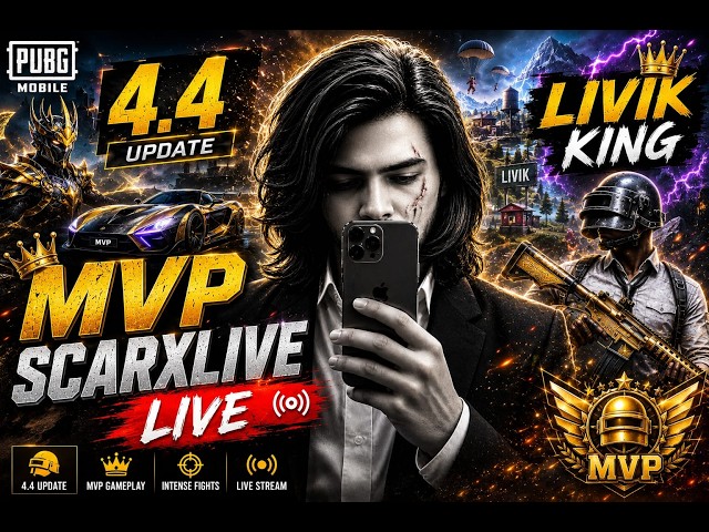 RYZEN-5600X  RTX 5060 8GB | PUBG Mobile LIVE stre | MVP SCARxLIVE #pubg #livestrem #bgmi #short