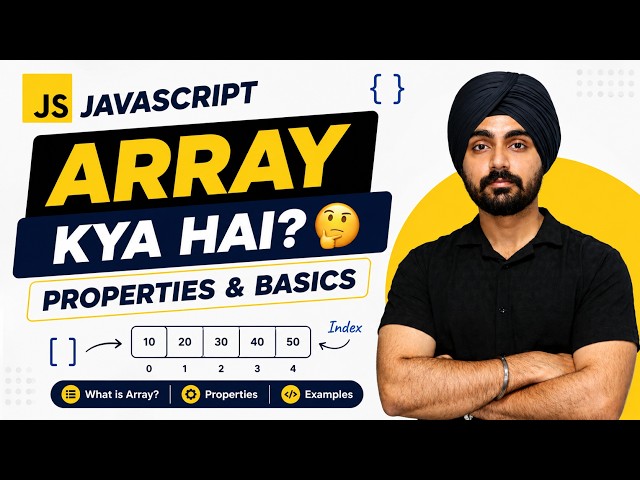 JavaScript Array | Array Properties Explained | JavaScript Tutorial | #stlabsindia