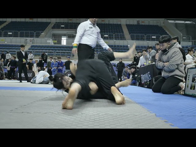 김유빈 vs 엄주원 여성부 블루 어덜트 -53.5 결승 (리그로얄 부산 2024. 02. 25)