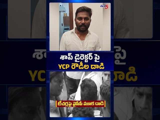 YCP Rowdies Attack SAAP Director - Mega DSC Issue | Teachers vs YCP | TV5 News