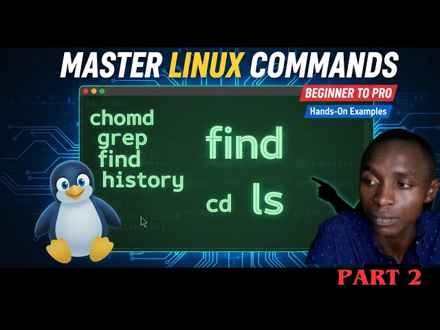 Master Linux Commands in One Video | chmod, find, grep, who, history & More