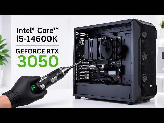 Intel i5-14600K + RTX 3050 | ASUS Pro WS W680-ACE IPMI | BUDGET WORKSTATION PC BUILD 🔥
