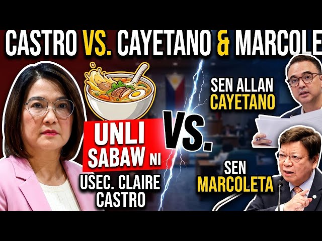 UNLI SABAW NI USEC. CLAIRE CASTRO VS. SEN ALLAN CAYETANO AND SEN MARCOLETA