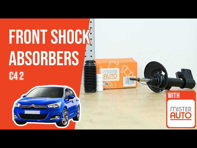 How to replace the front shock absorbers Citroën C4 mk2 ➿