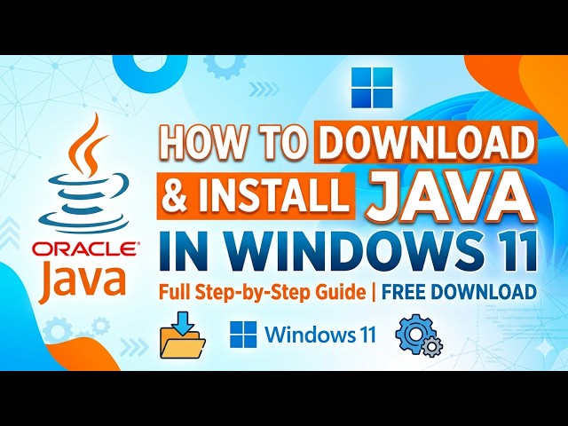 How to Download and Install Java on Windows 11 [2026 Update] | The EASIEST Way to Install Java JDK