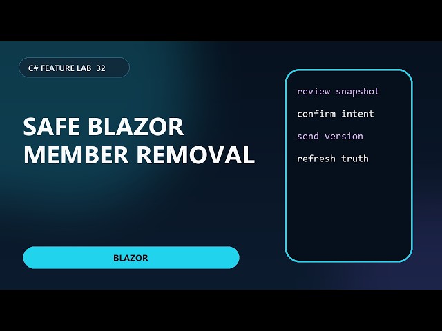 Remove a Workspace Member Safely from Blazor