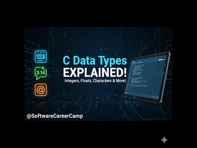 Data Types in C Programming | C Course Class 3