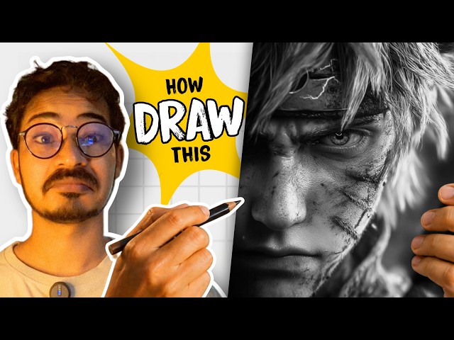 How I Drew This Hyper Realistic Anime - Amanjya Art