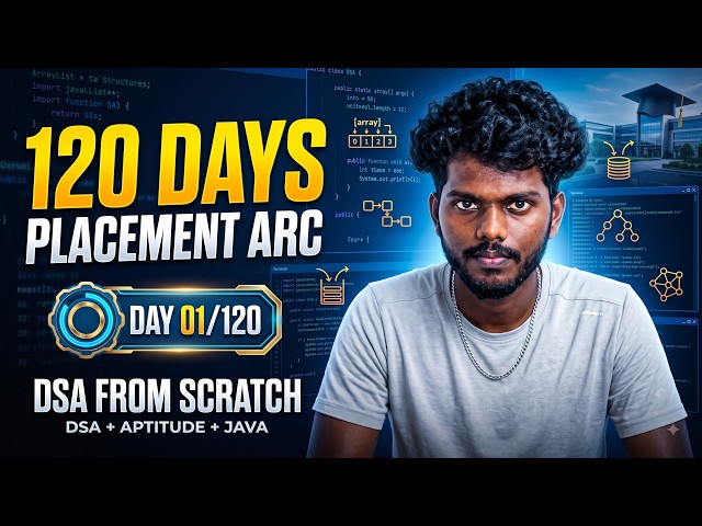 🌅 MORNING PLACEMENT PREP LIVE | DAY 1/120 🚀