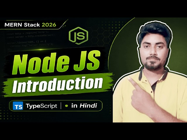 Node.js Introduction Explained in Hindi | #25 | Node.js Interview Questions | MERN Stack 2026