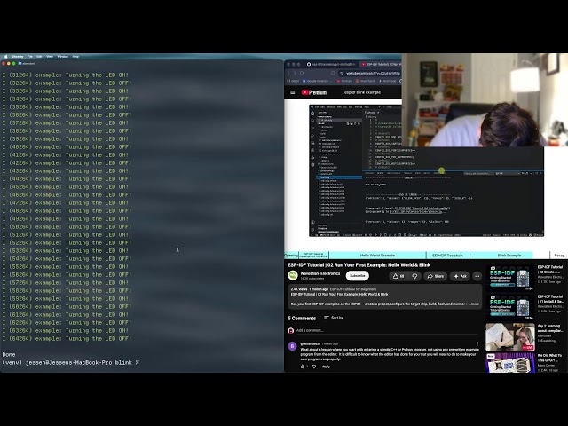 Learning C++ and Microcontrollers - Day 1 ESP32 - No AI - Come Chill!