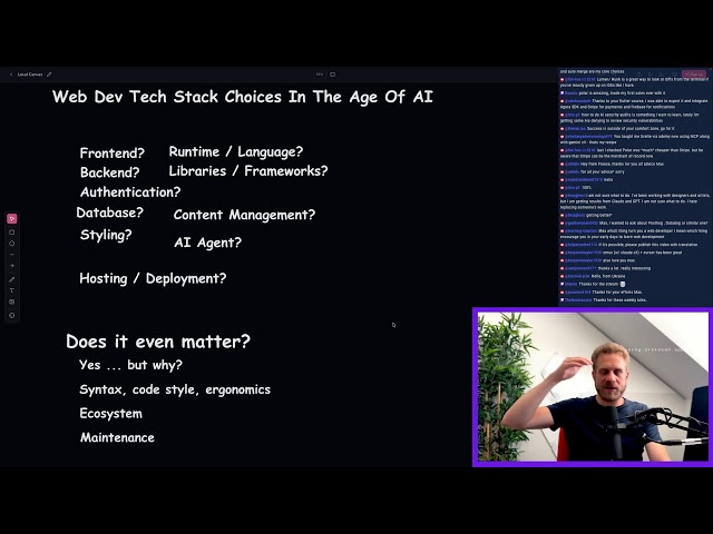 Best tech stack for web dev (with AI) in 2026?