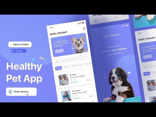 Figma to Flutter - Slicing Healthy Pet | Belajar Flutter Bahasa Indonesia