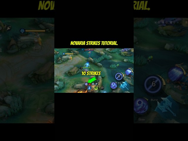 Nobaria Strike Tutorial Mobile Legends #ml2b #nobaria #tutorial #mobilelegends