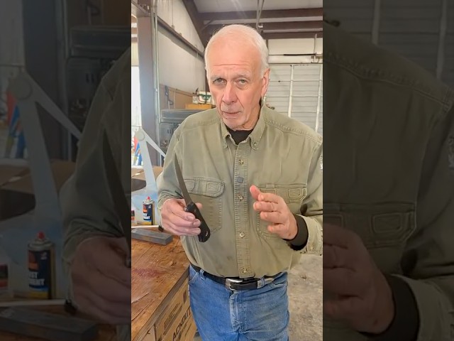 Sharpen Your Knife With Soap and Gun Cleaner?