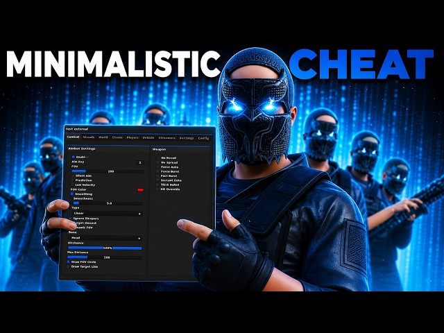 the BEST MINIMALISTIC CHEAT for RUST | Placebo External | skynox.pro