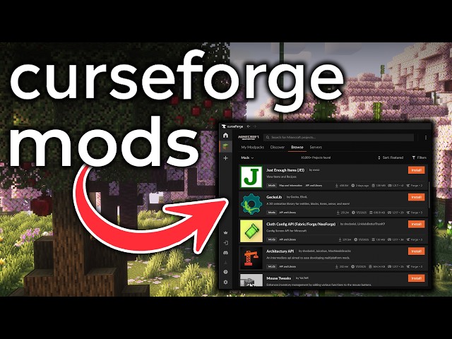 How To Use CurseForge Minecraft Mods