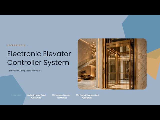 Elevator Controller System Presentation | Project-Digital Logic