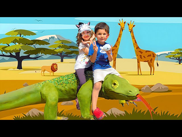 Neva & Nali’s Fun Day at Woodland Zoo 🐒🦒 | Family Adventure for Kids