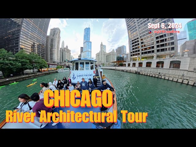 Chicago River Tour in 360° 8K VR | Unmatched Views of Legendary Architecture!"
