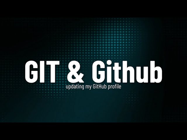 updating my GitHub profile part 11