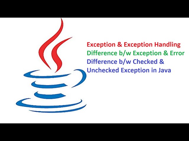 Session-20 | Exception Handling in Java | Difference between Checked and Unchecked Exception in Java