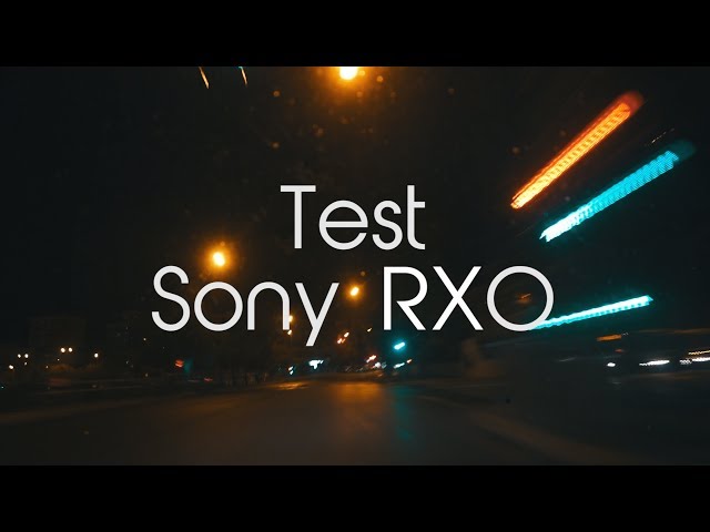 Sony RX0 VideoTest (250fps 500fps 1000fps) Night