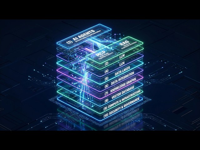 The Complete Modern AI Tech Stack Explained (All 10 Layers)
