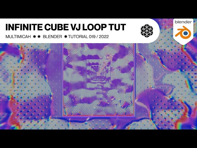 Infinite Cube VJ Loop - Blender 3.0 Tutorial