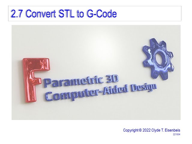 ND Academy, FreeCAD 0.20, Convert an STL file into a G-Code file? [FreeCAD Model and PrusaSlicer]