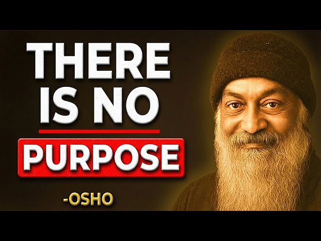 Stop Looking For A Purpose | Osho