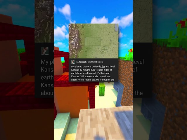 I'D LIKE TO SEE KANSAS THAT FLAT😂😂#shorts